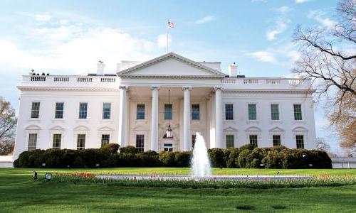 白宫北侧的照片